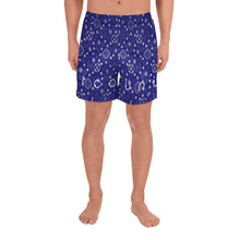 Load image into Gallery viewer, Paisley In Blue Athletic Shorts
