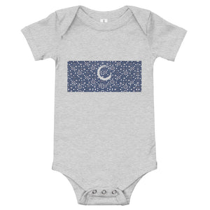 Paisley in Navy "Our CommuniTee" Onesie