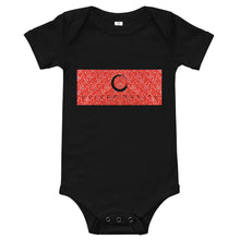 Load image into Gallery viewer, Paisley in Red &quot;Our CommuniTee&quot; Onesie
