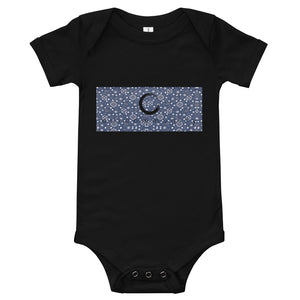 Paisley in Navy "Our CommuniTee" Onesie