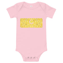 Load image into Gallery viewer, Paisley in Yellow &quot;Our CommuniTee&quot; Onesie
