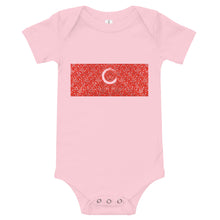 Load image into Gallery viewer, Paisley in Red &quot;Our CommuniTee&quot; Onesie
