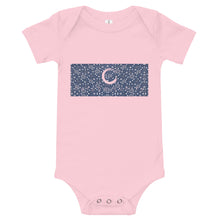 Load image into Gallery viewer, Paisley in Navy &quot;Our CommuniTee&quot; Onesie
