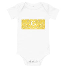 Load image into Gallery viewer, Paisley in Yellow &quot;Our CommuniTee&quot; Onesie
