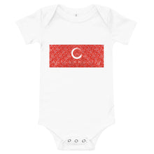 Load image into Gallery viewer, Paisley in Red &quot;Our CommuniTee&quot; Onesie
