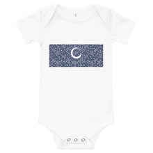 Load image into Gallery viewer, Paisley in Navy &quot;Our CommuniTee&quot; Onesie
