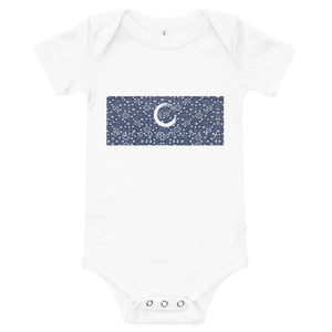 Paisley in Navy "Our CommuniTee" Onesie