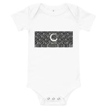 Load image into Gallery viewer, Paisley in Black &quot;Our CommuniTee&quot; Onesie
