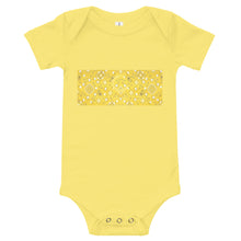 Load image into Gallery viewer, Paisley in Yellow &quot;Our CommuniTee&quot; Onesie
