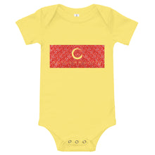 Load image into Gallery viewer, Paisley in Red &quot;Our CommuniTee&quot; Onesie
