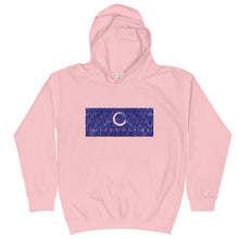 Load image into Gallery viewer, Kids Paisley in Blue &quot;Our CommuniTee&quot; Hoodie
