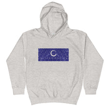 Load image into Gallery viewer, Kids Paisley in Blue &quot;Our CommuniTee&quot; Hoodie
