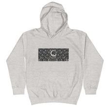 Load image into Gallery viewer, Kids Paisley in Black &quot;Our CommuniTee&quot; Hoodie
