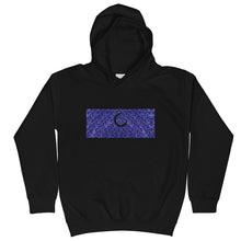 Load image into Gallery viewer, Kids Paisley in Blue &quot;Our CommuniTee&quot; Hoodie
