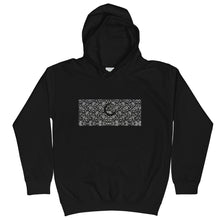 Load image into Gallery viewer, Kids Paisley in Black &quot;Our CommuniTee&quot; Hoodie
