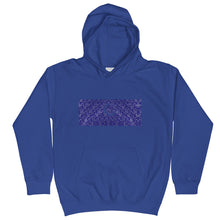 Load image into Gallery viewer, Kids Paisley in Blue &quot;Our CommuniTee&quot; Hoodie
