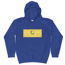 Load image into Gallery viewer, Kids Paisley in Yellow &quot;Our CommuniTee&quot; Hoodie
