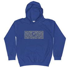 Load image into Gallery viewer, Kids Paisley in Navy &quot;Our CommuniTee&quot; Hoodie
