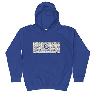 Kids Paisley in White "Our CommuniTee" Hoodie