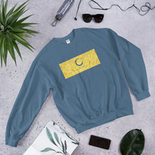 Load image into Gallery viewer, Paisley in Yellow &quot;Our CommuniTee&quot; Sweatshirt
