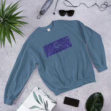 Load image into Gallery viewer, Paisley in Blue &quot;Our CommuniTee&quot; Sweatshirt
