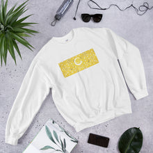 Load image into Gallery viewer, Paisley in Yellow &quot;Our CommuniTee&quot; Sweatshirt
