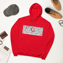 Load image into Gallery viewer, Paisley in White &quot;Our CommuniTee&quot; Fleece Hoodie
