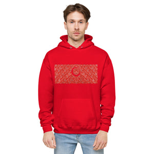 Paisley in Red "Our CommuniTee" fleece hoodie