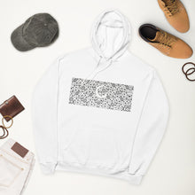 Load image into Gallery viewer, Paisley in White &quot;Our CommuniTee&quot; Fleece Hoodie
