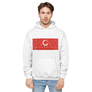 Paisley in Red "Our CommuniTee" fleece hoodie