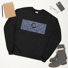 Load image into Gallery viewer, Paisley in Navy &quot;Our CommuniTee&quot; Fleece Sweatshirt
