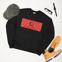 Load image into Gallery viewer, Paisley in Red &quot;Our CommuniTee&quot; Fleece Sweatshirt
