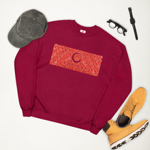 Load image into Gallery viewer, Paisley in Red &quot;Our CommuniTee&quot; Fleece Sweatshirt
