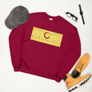 Paisley in Yellow "Our CommuniTee" Fleece Sweatshirt