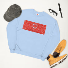 Load image into Gallery viewer, Paisley in Red &quot;Our CommuniTee&quot; Fleece Sweatshirt
