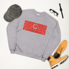 Load image into Gallery viewer, Paisley in Red &quot;Our CommuniTee&quot; Fleece Sweatshirt
