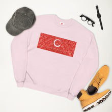 Load image into Gallery viewer, Paisley in Red &quot;Our CommuniTee&quot; Fleece Sweatshirt
