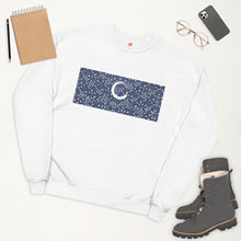 Load image into Gallery viewer, Paisley in Navy &quot;Our CommuniTee&quot; Fleece Sweatshirt
