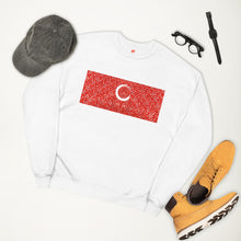 Load image into Gallery viewer, Paisley in Red &quot;Our CommuniTee&quot; Fleece Sweatshirt
