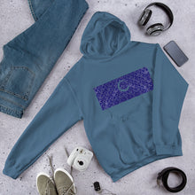 Load image into Gallery viewer, Paisley in Blue &quot;Our CommuniTee&quot; Hoodie
