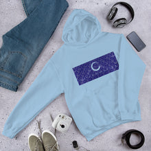 Load image into Gallery viewer, Paisley in Blue &quot;Our CommuniTee&quot; Hoodie
