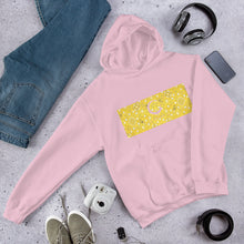 Load image into Gallery viewer, Paisley in Yellow &quot;Our CommuniTee&quot; Hoodie
