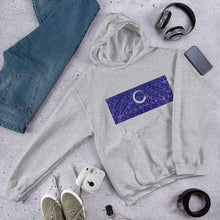 Load image into Gallery viewer, Paisley in Blue &quot;Our CommuniTee&quot; Hoodie
