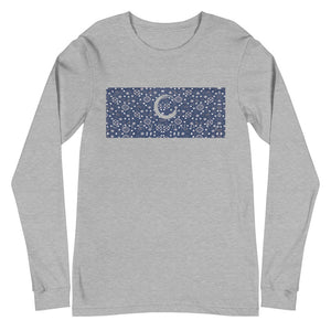 Long Sleeve Paisley in Navy "Our CommuniTee"