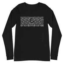 Load image into Gallery viewer, Paisley in Black Long Sleeve &quot;Our CommuniTee&quot;
