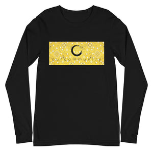 Paisley in Yellow Long Sleeve "Our CommuniTee"