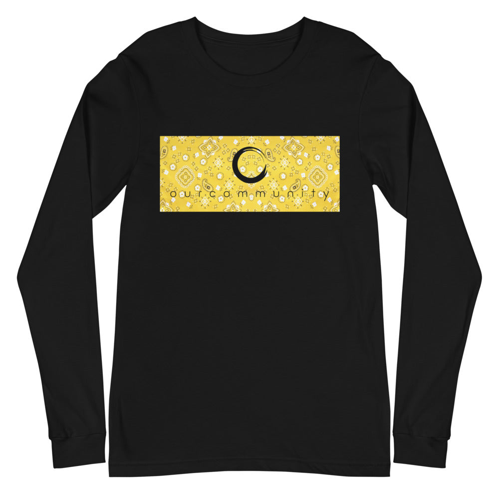 Paisley in Yellow Long Sleeve 