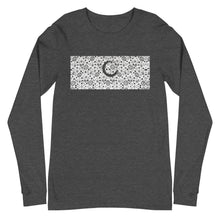 Load image into Gallery viewer, Paisley in White Long Sleeve &quot;Our CommuniTee&quot;
