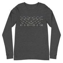 Load image into Gallery viewer, Paisley in Black Long Sleeve &quot;Our CommuniTee&quot;
