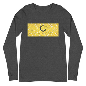 Paisley in Yellow Long Sleeve "Our CommuniTee"